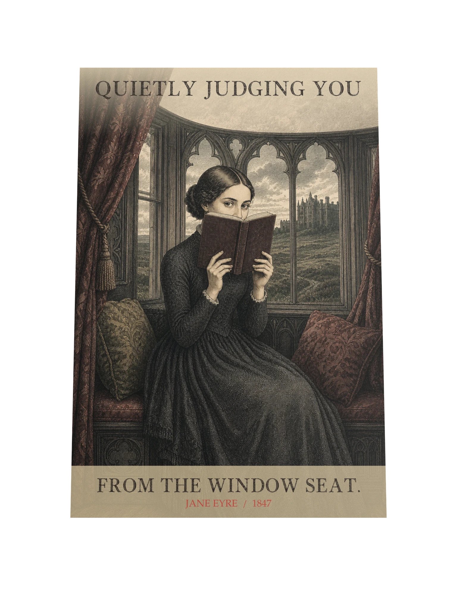 Window Seat Judgment -- Jane Eyre Art Print product image (9)