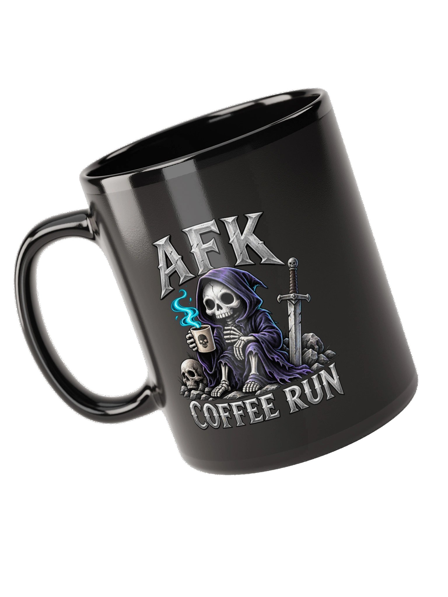 AFK Coffee Run Mug (Black) product image (5)
