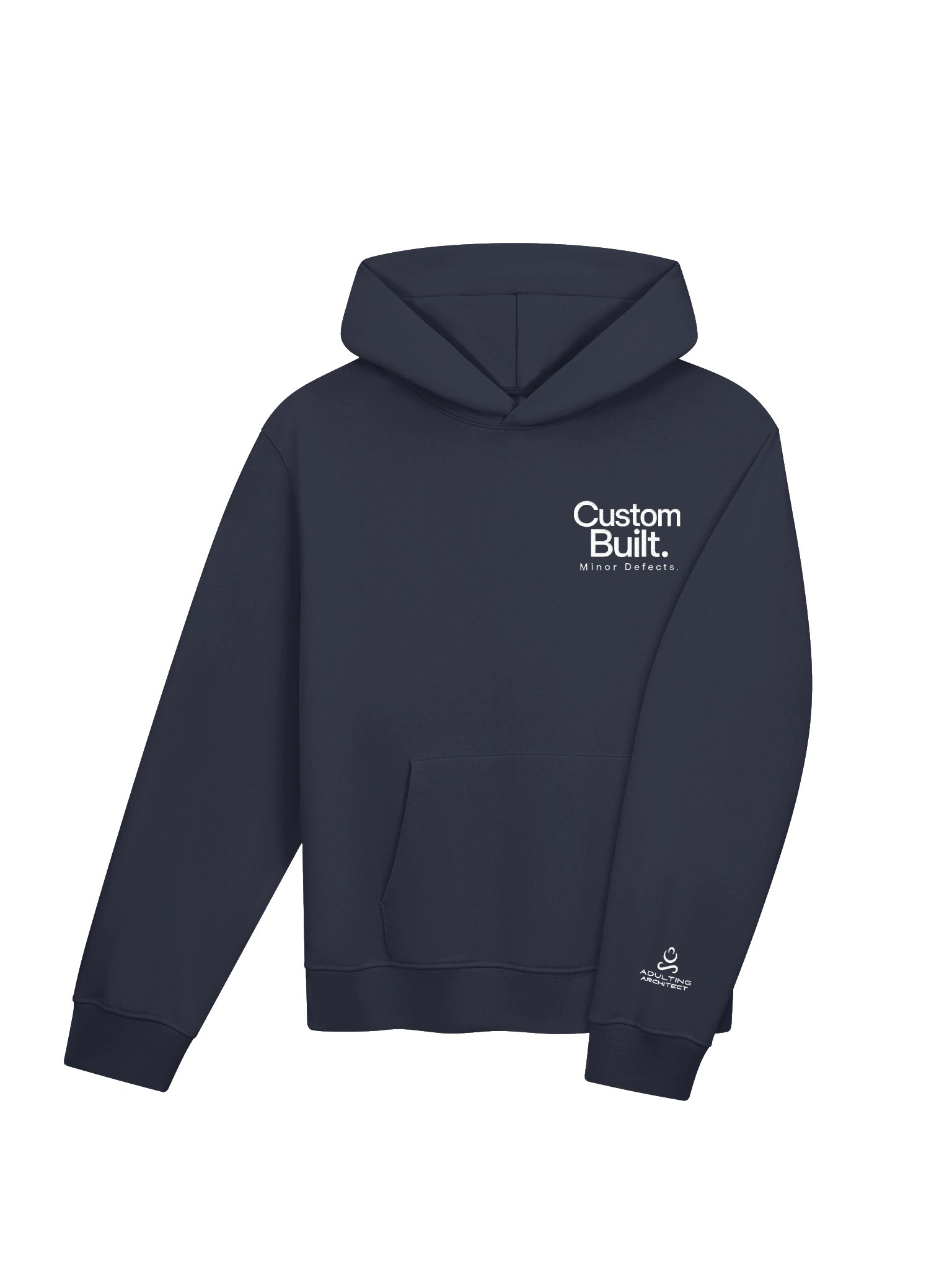 “Custom Built. Minor Defects.” — Bella+Canvas Unisex Oversized Midweight Hoodie product image (4)
