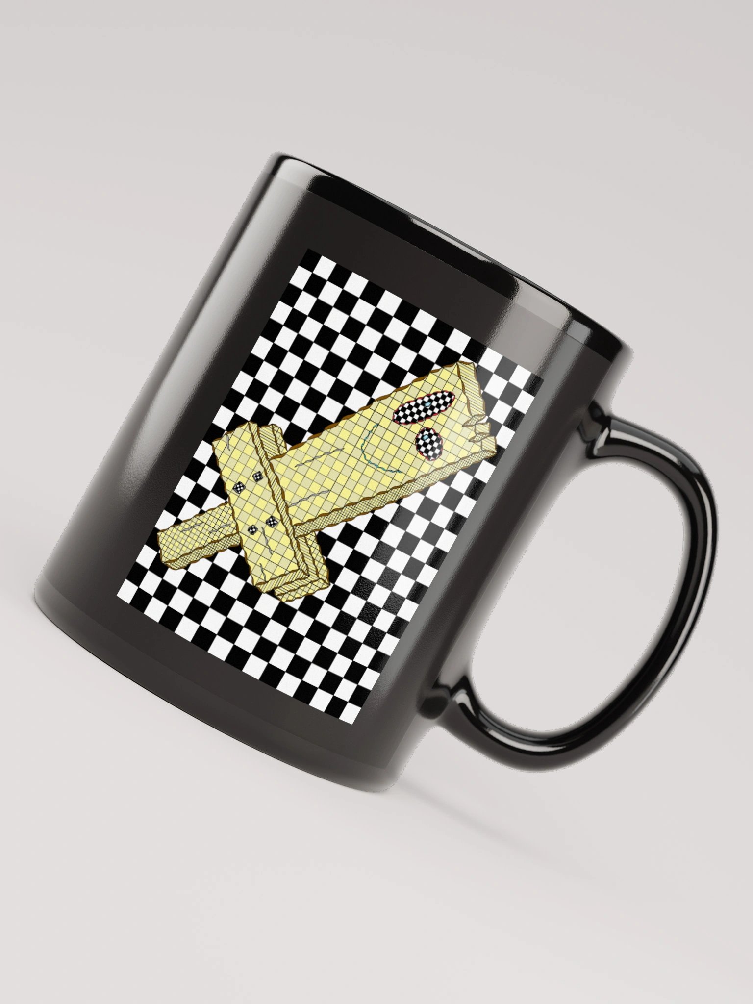 Black Glossy Mug (Plank) product image (6)