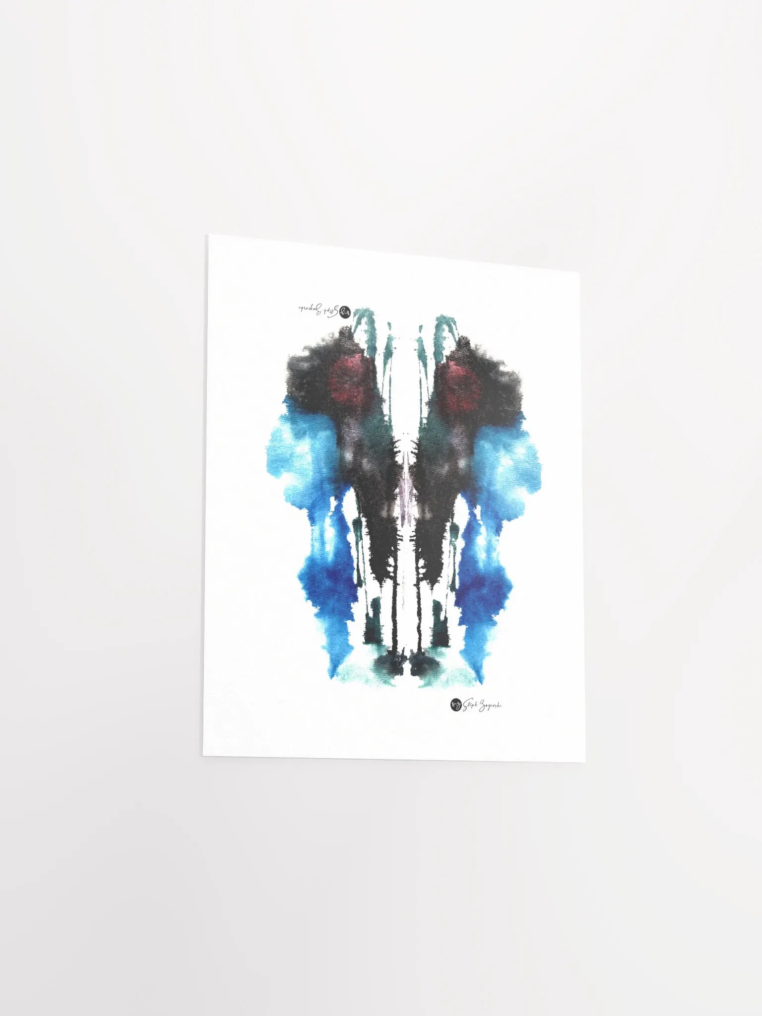 WHISPERING WATERFALL | Inkblot Print | 8x10" product image (3)