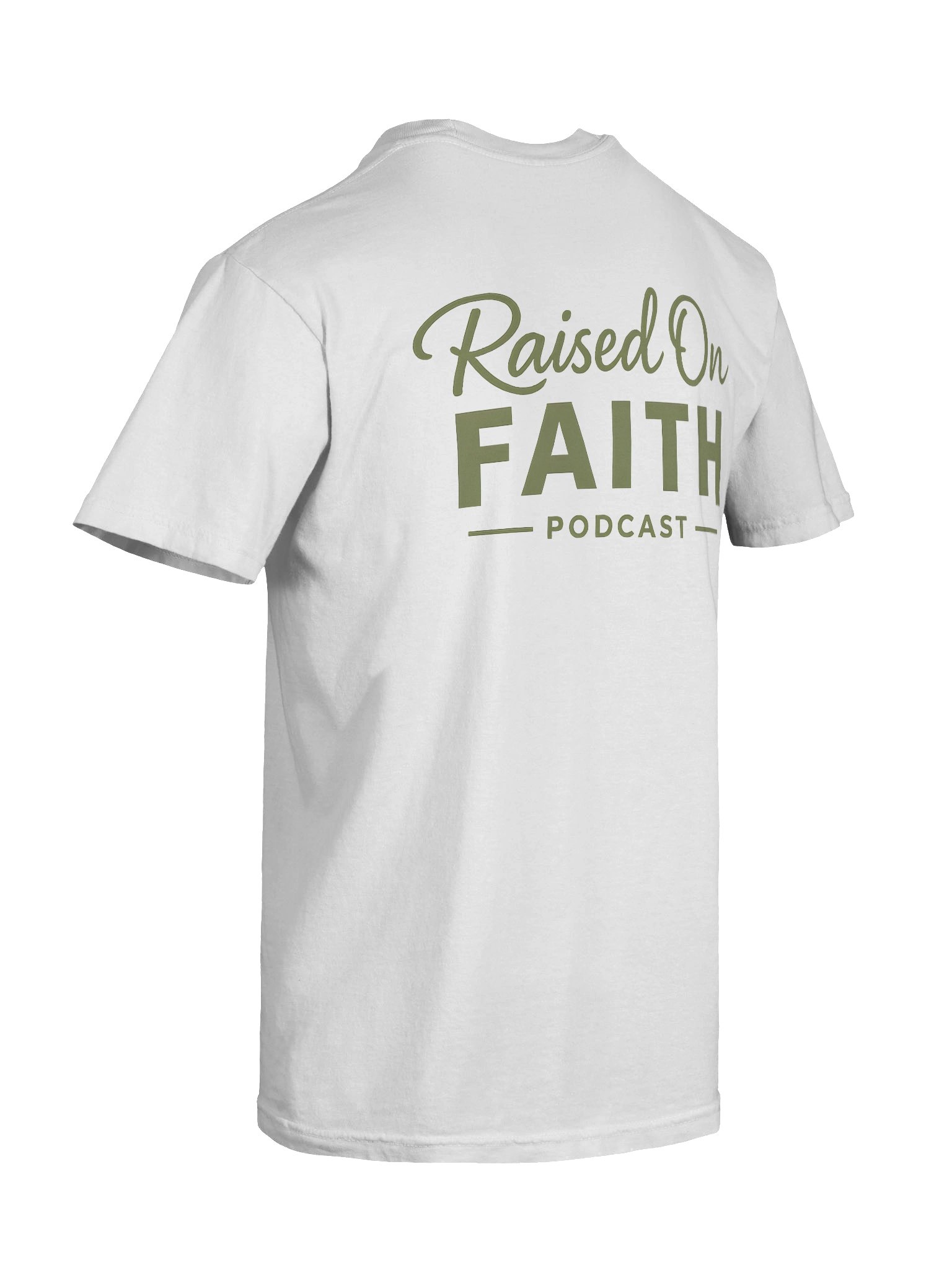 Raised on Faith Tee - White/Green product image (8)
