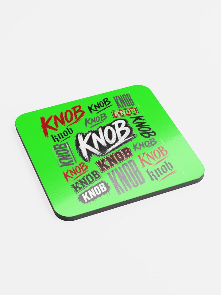 Knob vibe Green Coaster product image (2)