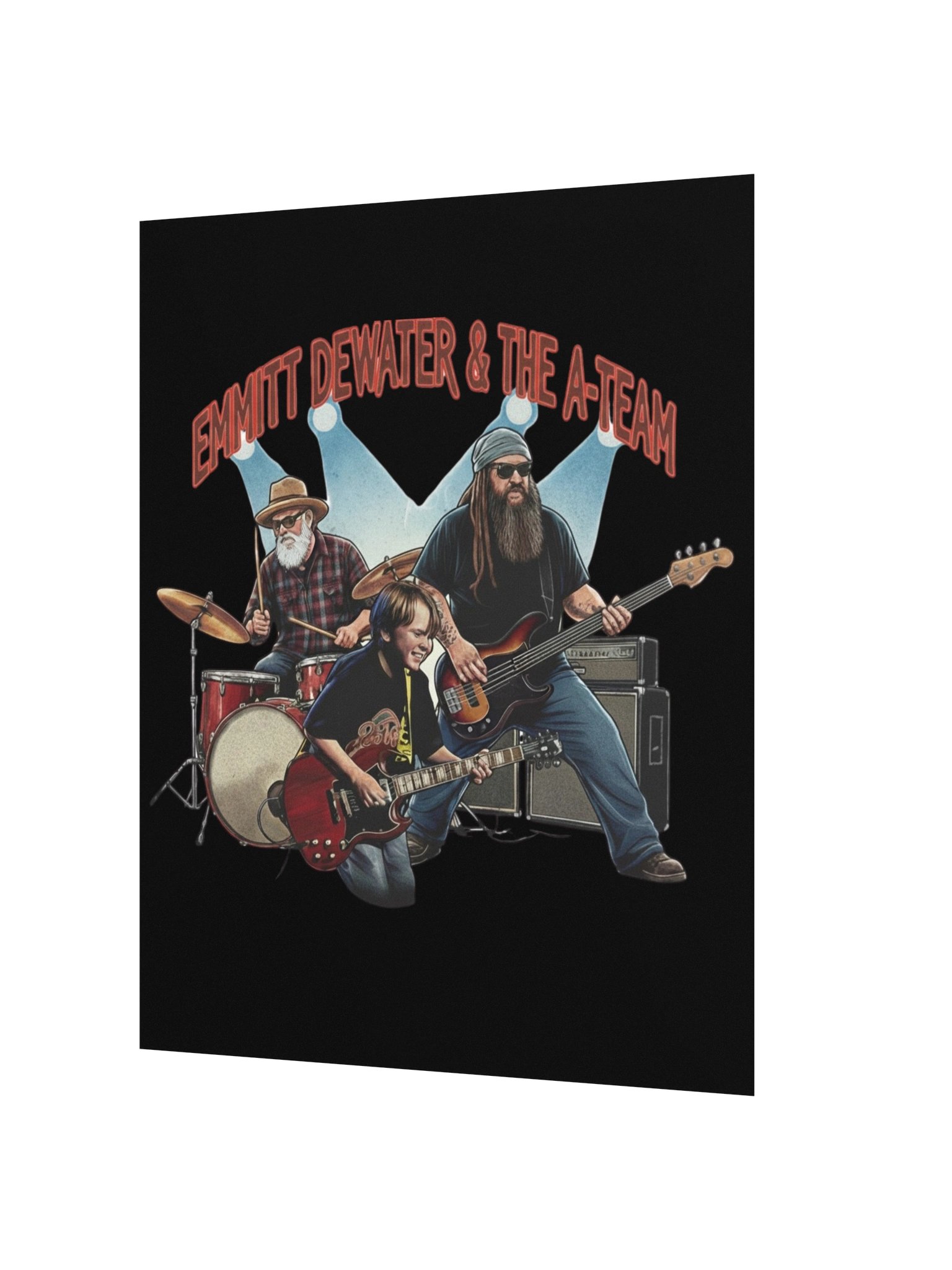Emmitt DeWater & The A-Team 16×20 Matte Poster product image (2)