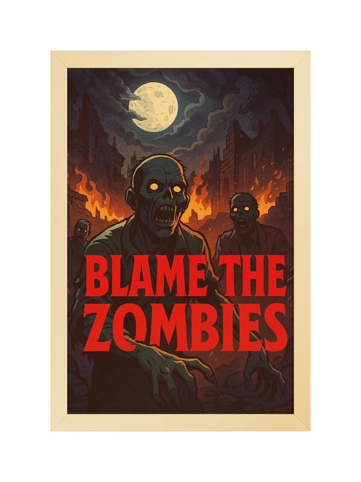 Blame the Zombies Poster product image (3)
