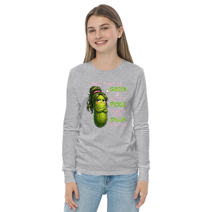 Angry Pickle - Youth Long Sleeve T-Shirt product image (2)