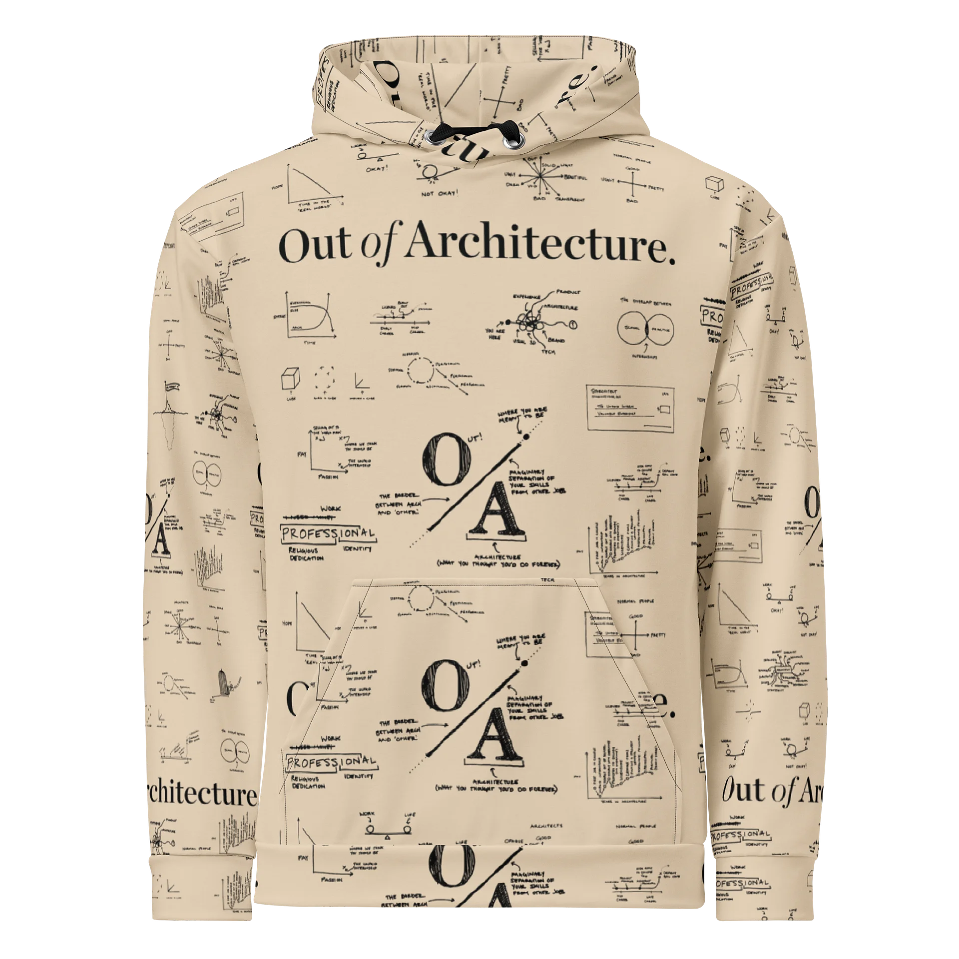 Doodle Hoodie - Cream product image (1)