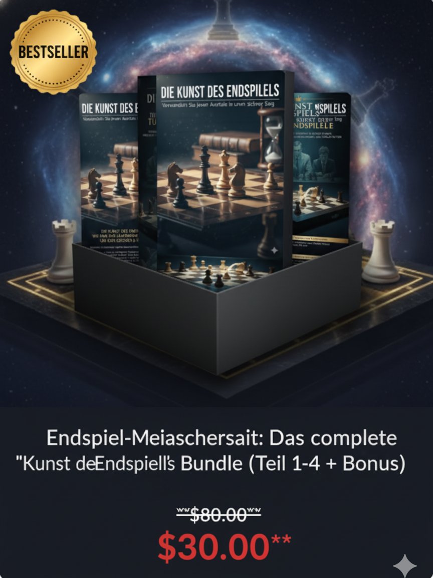 Endspiel-Meisterschaft: Das komplette 'Kunst des Endspiels' Bundle (Teil 1-4 + Bonus) product image (1)