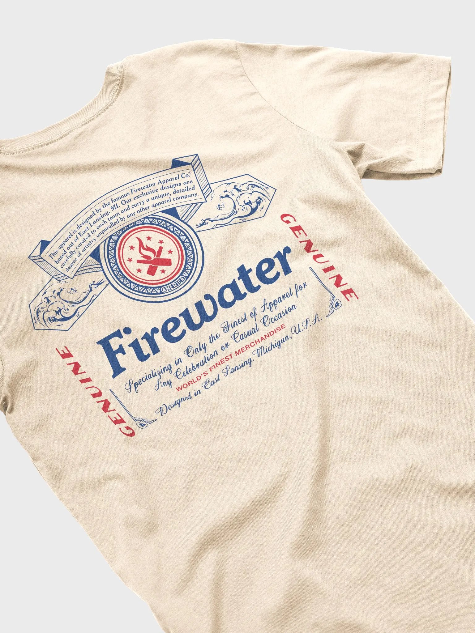 Firewater Bowtie Tee | Light product image (4)