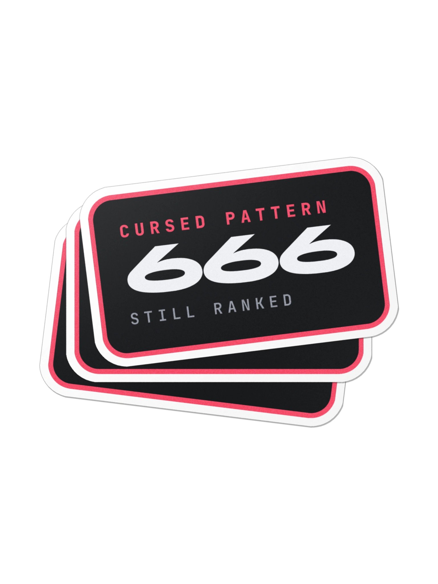 Cursed Pattern 666 Die-Cut Sticker product image (2)