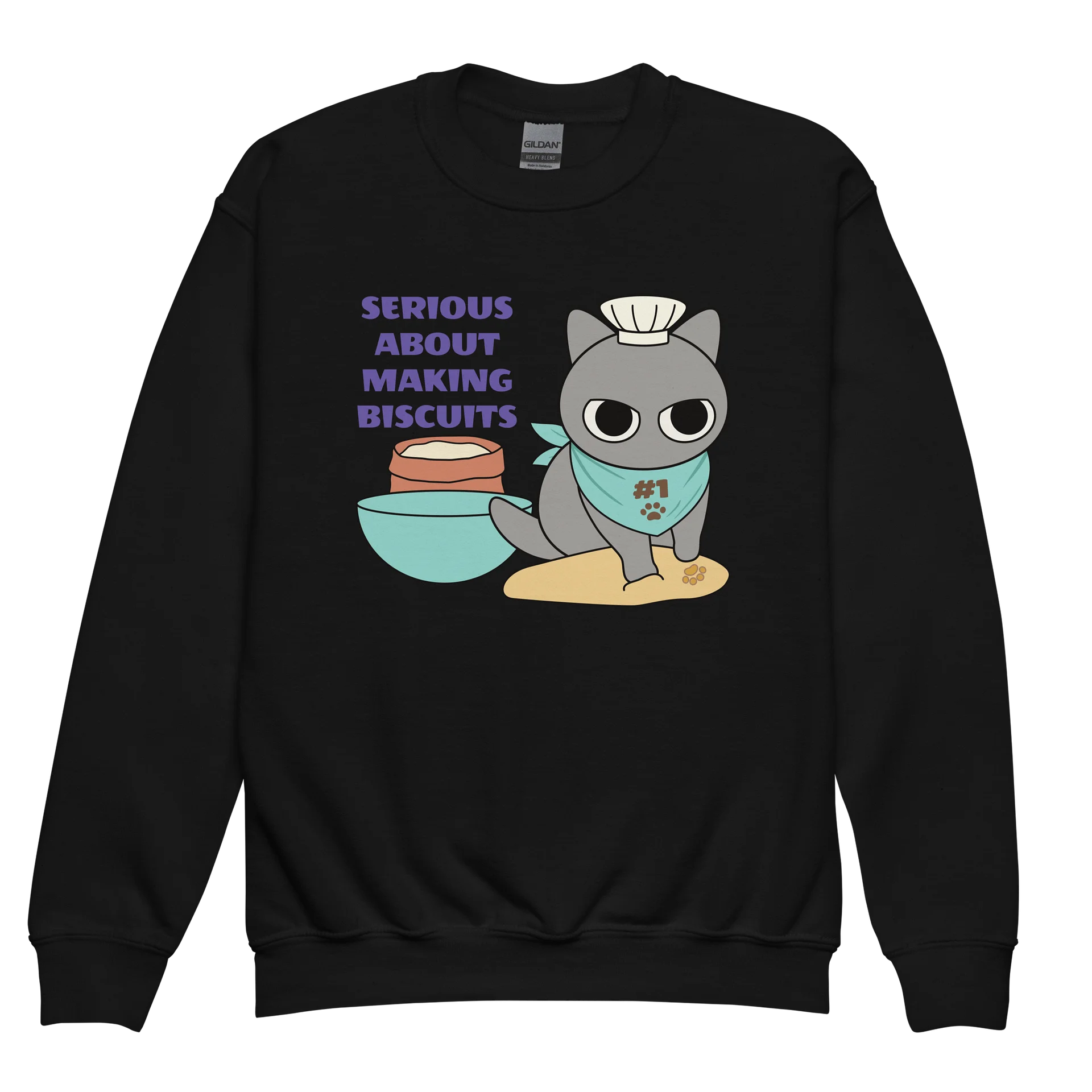Biscuit Cat - Unisex Youth Sweatshirt product image (1)