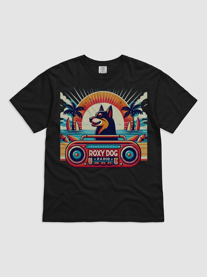 Roxy Dog Radio Boombox Beach T-Shirt product image (1)
