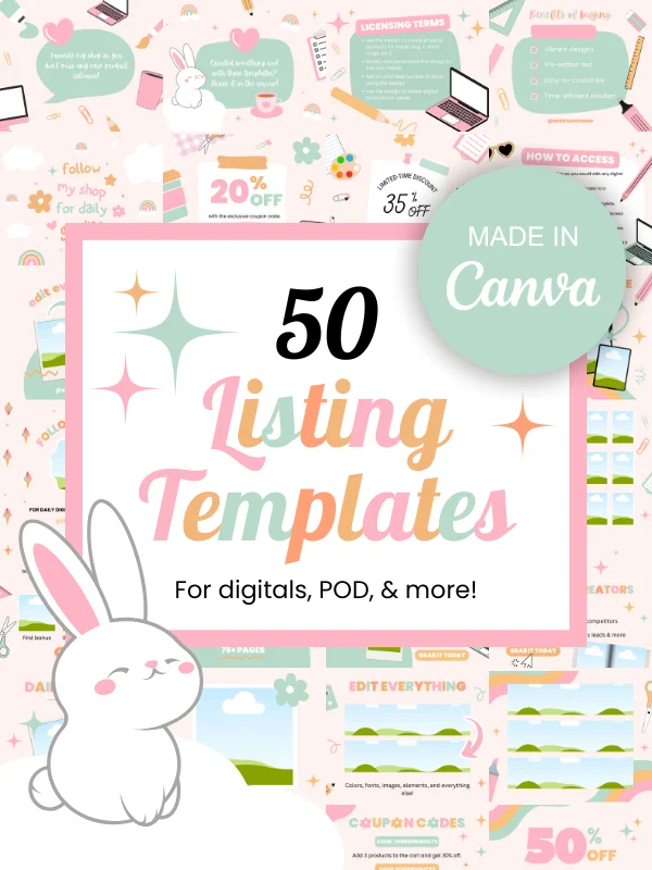 Whimsical MRR/PLR Etsy Banner Templates product image (11)