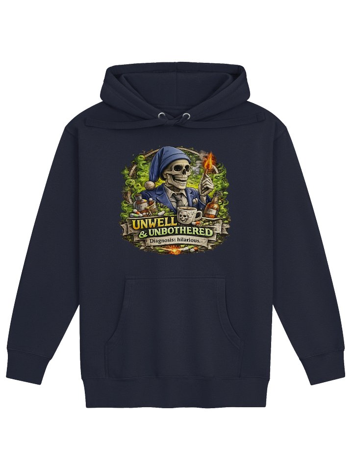 ''Unwell & Unbothered'' Unisex Premium Hoodie product image (1)