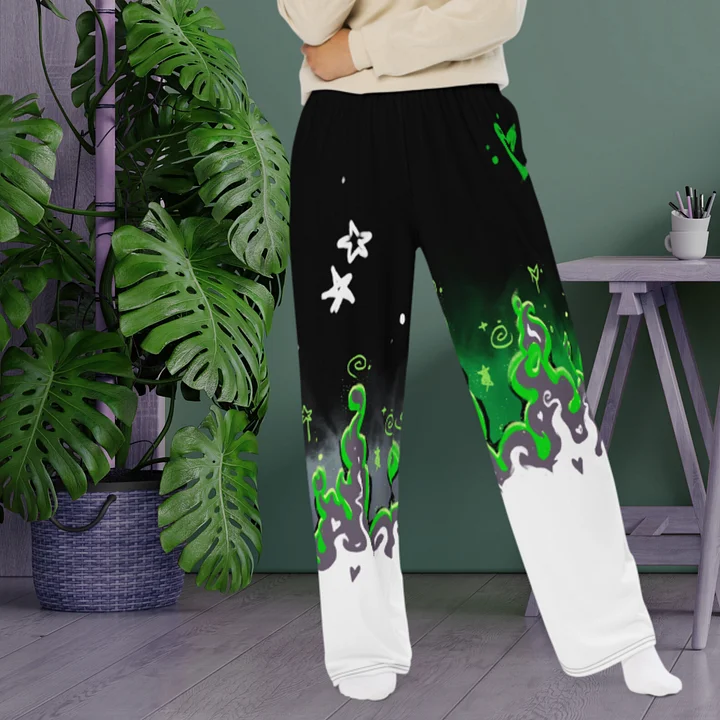 RISE Collection: Subtle Aromantic Pride Phoenix Wide Leg Pants product image (1)