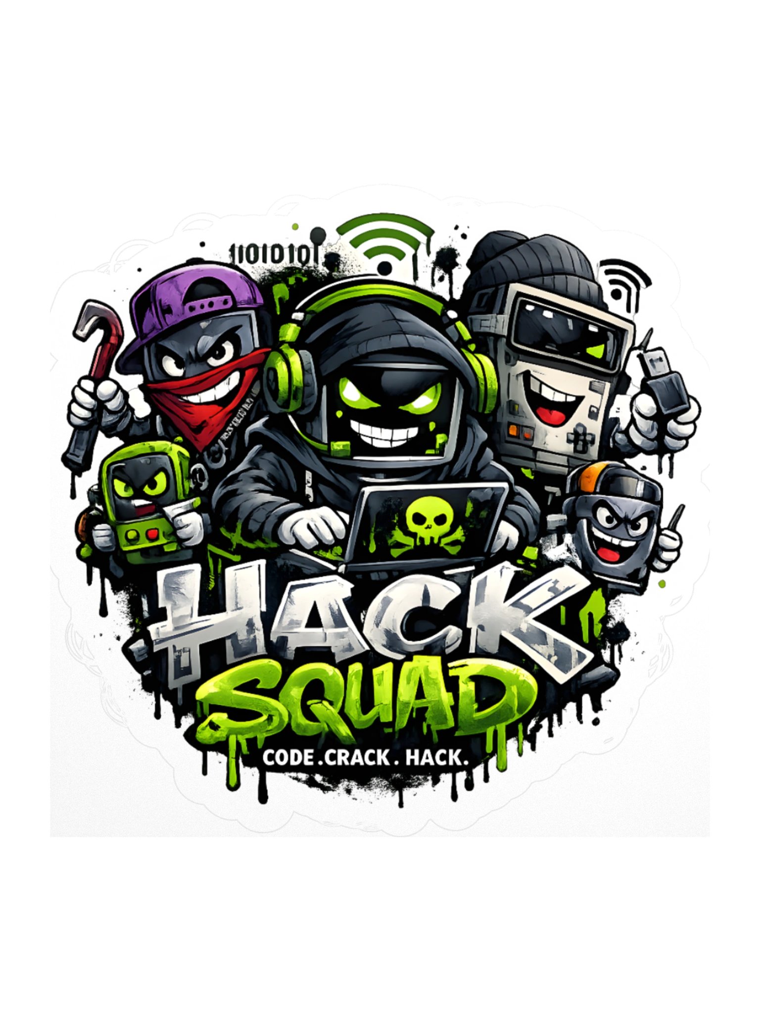 HACK SQUAD STICKER product image (1)