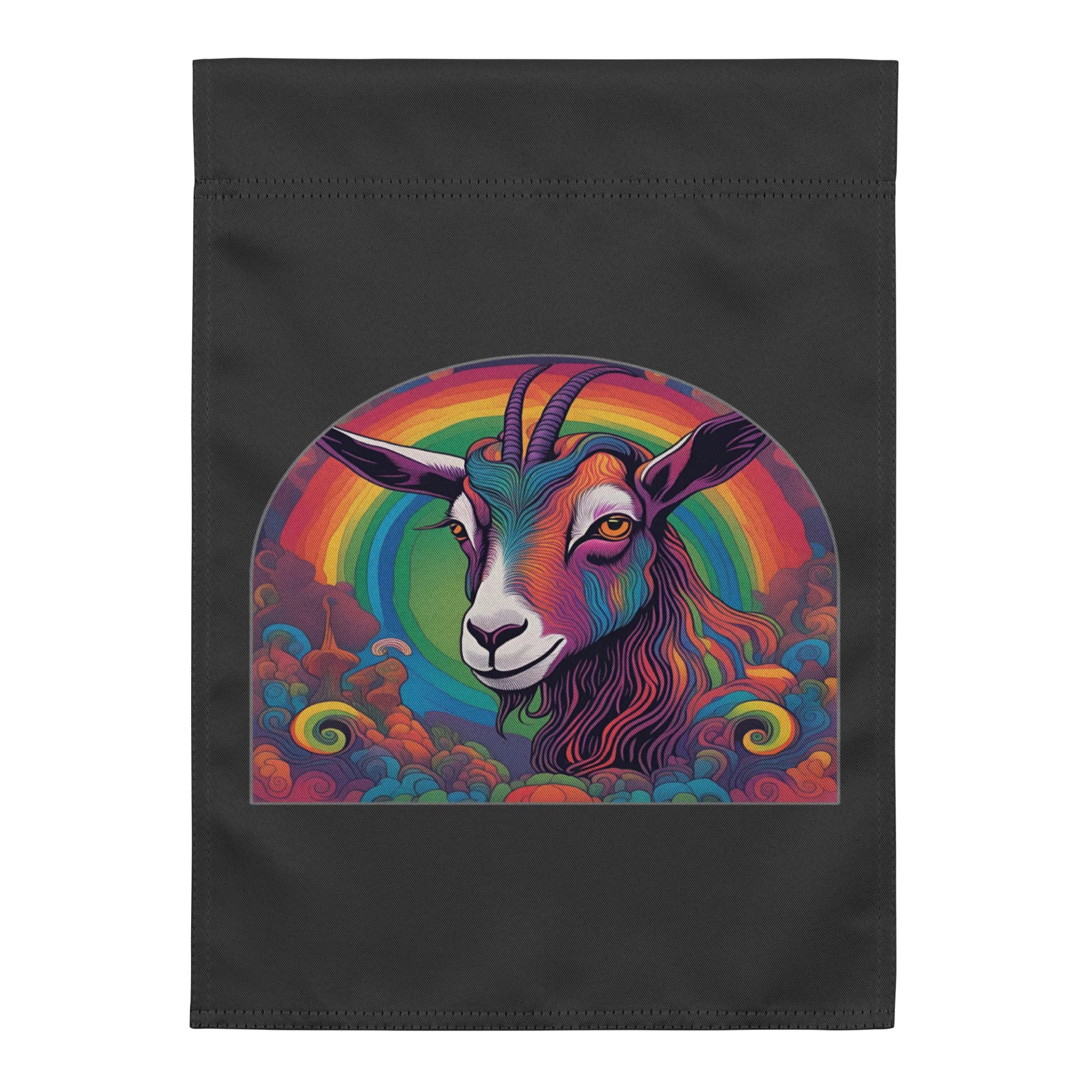 Psychedelic Goat Dream Farm Flag product image (2)