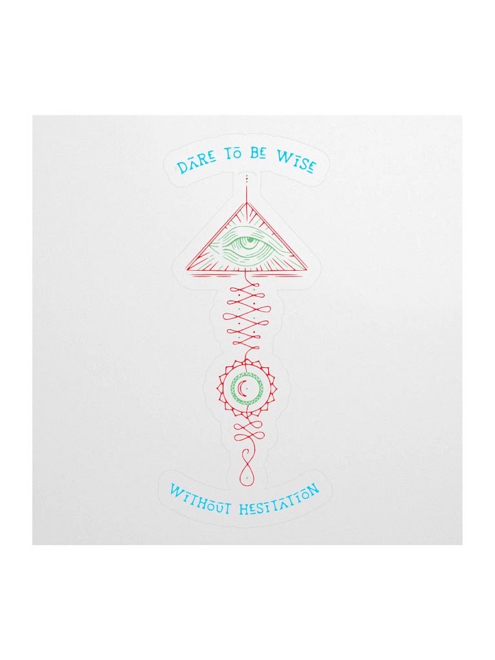 Dare To Be Wise Tree Kiss Cut Stickers product image (1)