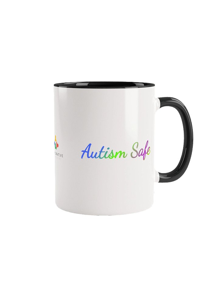 Autism Safe Rainbow Heart Ceramic Mug product image (2)