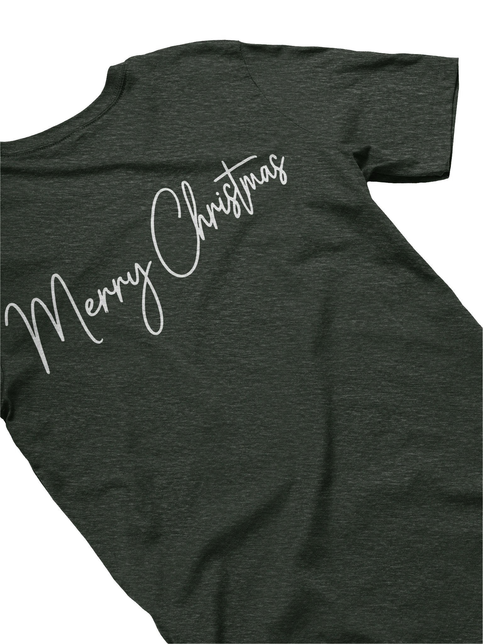 Merry Christmas Reindeer Antlers T-Shirt – Festive Santa Hat Holiday Tee – Cute Red & Green Xmas Stars Shirt product image (17)