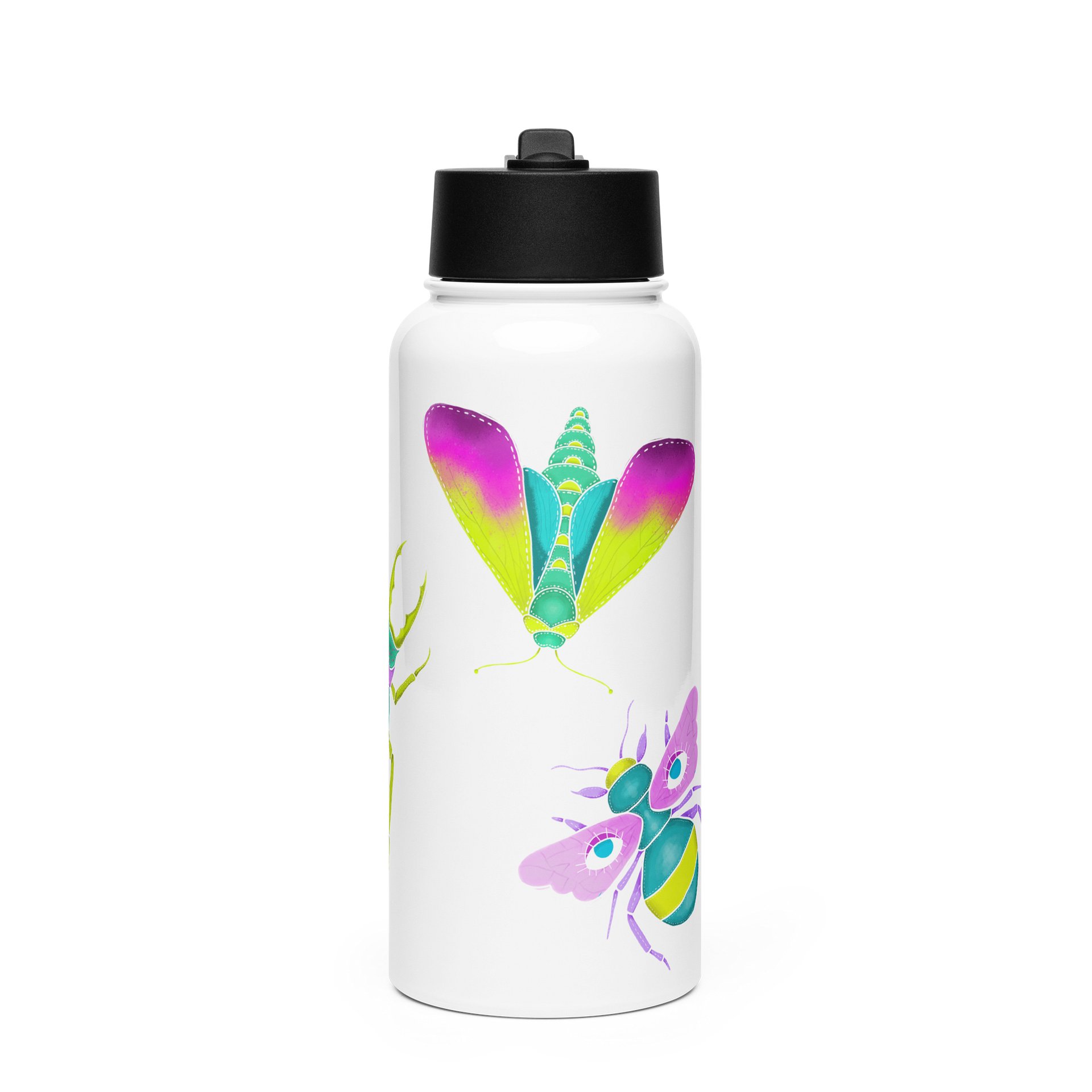 Neon Bugs - Water Bottle product image (1)