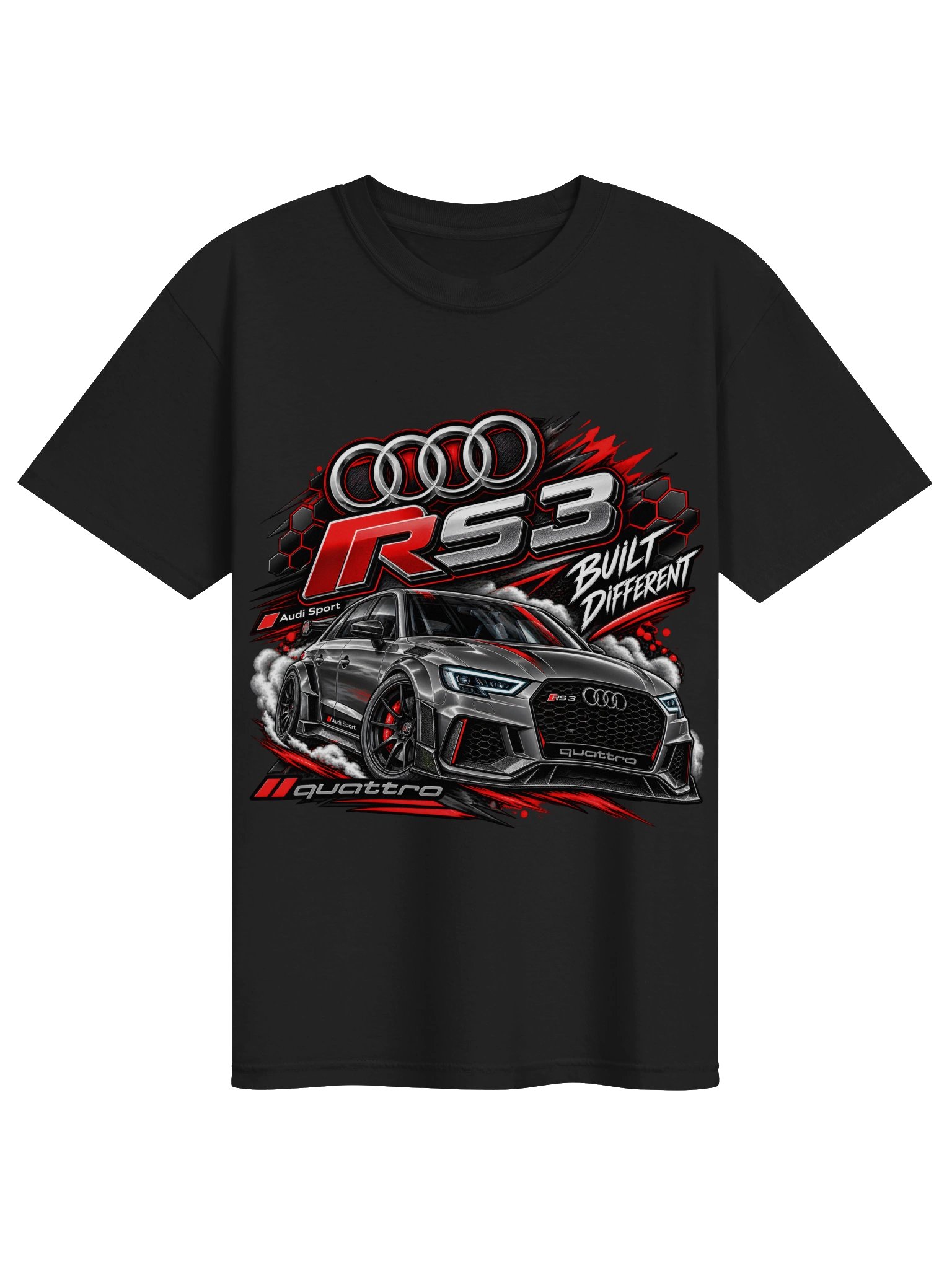 Audi RS3 Built Different Tee product image (6)