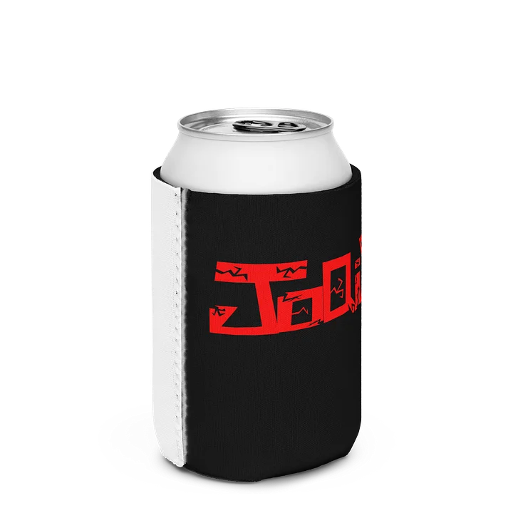 Cracked Red Text Can Cooler product image (3)