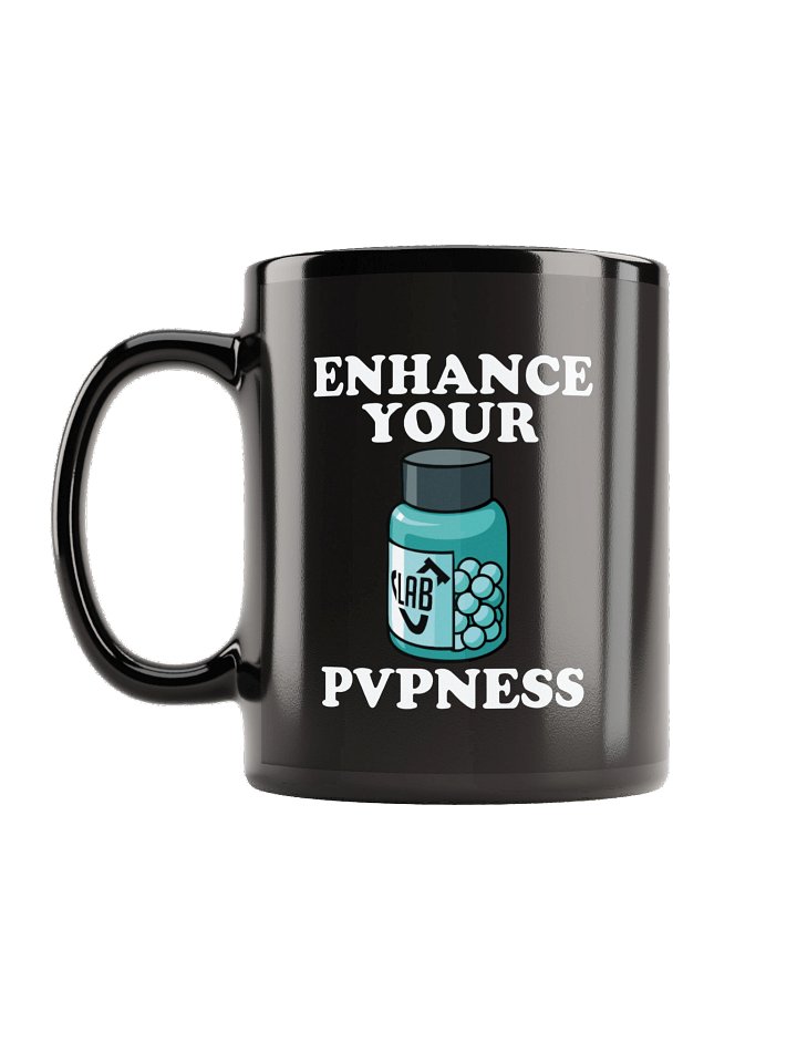 LaB Enhance Your PvPness Black Mug product image (1)