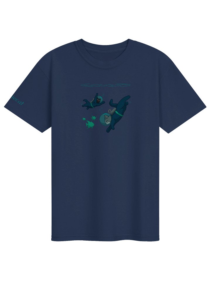 ｡° deep dive tee ~ multi-teal °｡ product image (6)