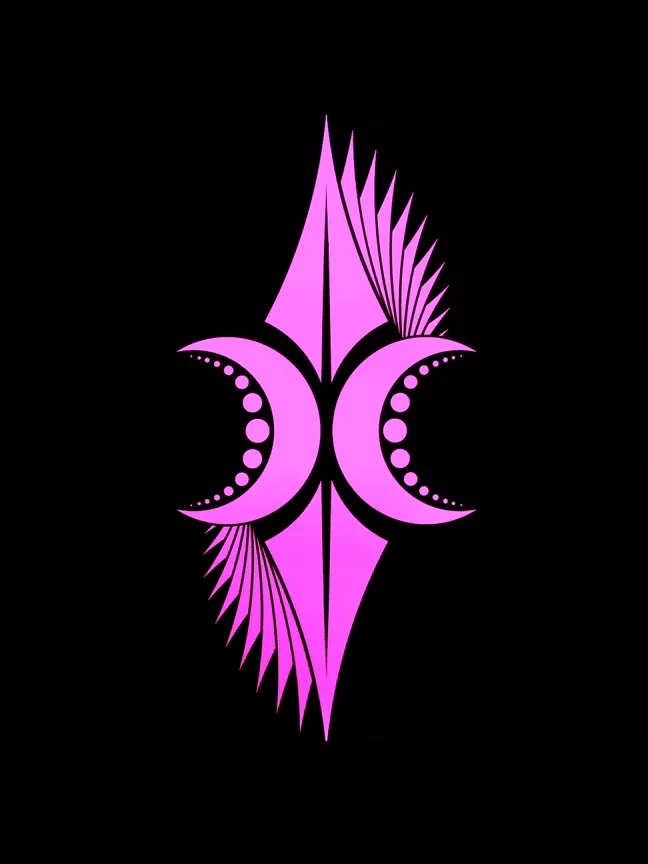 Witch Fractal Emblem Luminous Design product image (1)