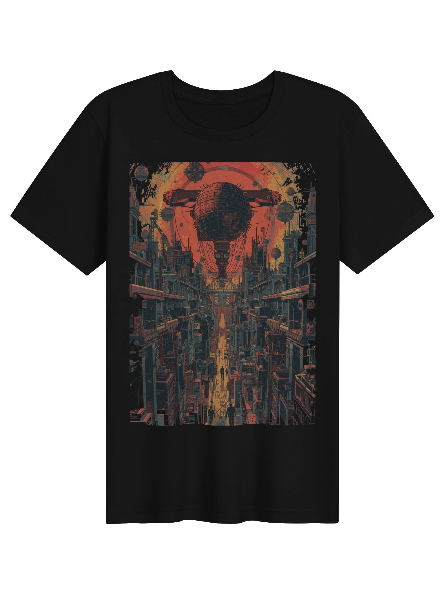 Dystopian Skyline Lightweight T-Shirt product image (1)