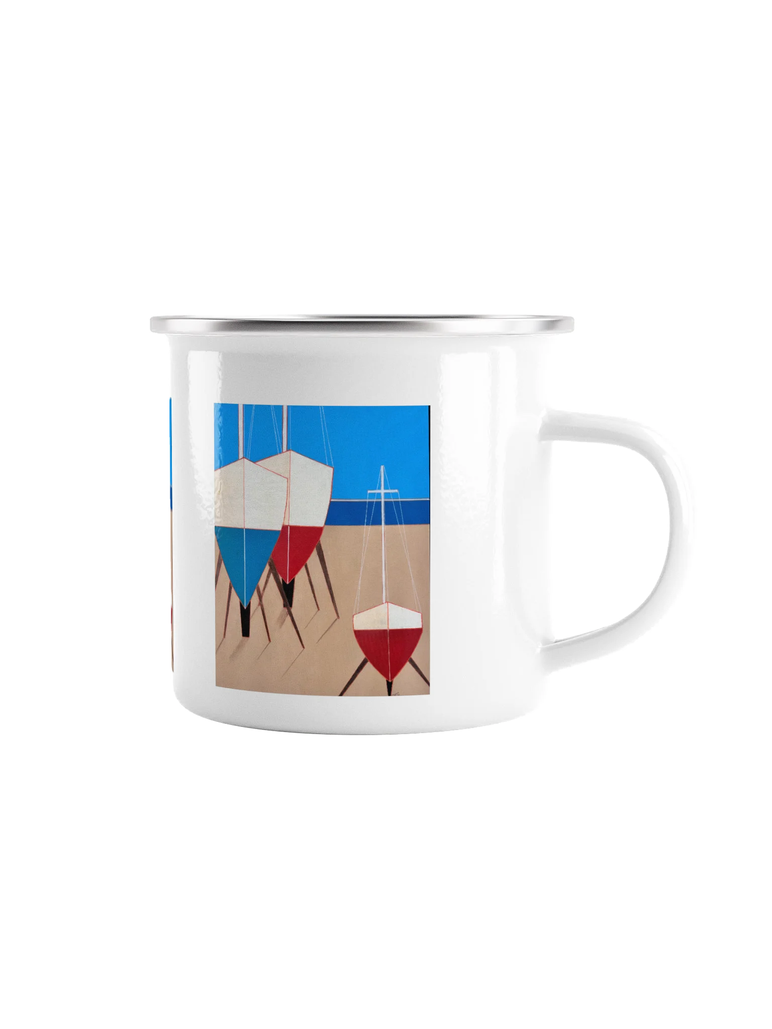 Boatyard Enamel Mug product image (1)