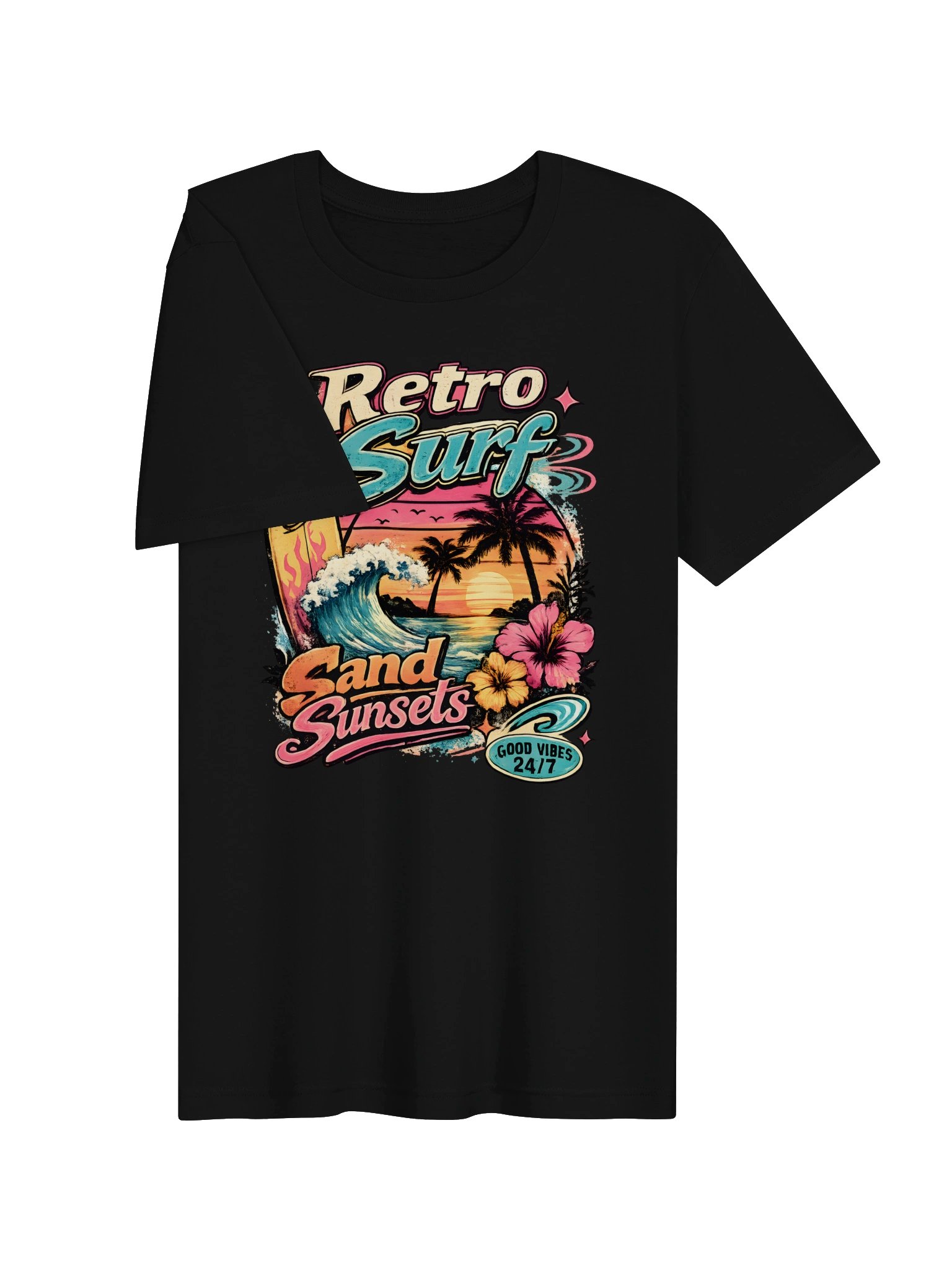 Retro Surf Good Vibes Tee product image (5)