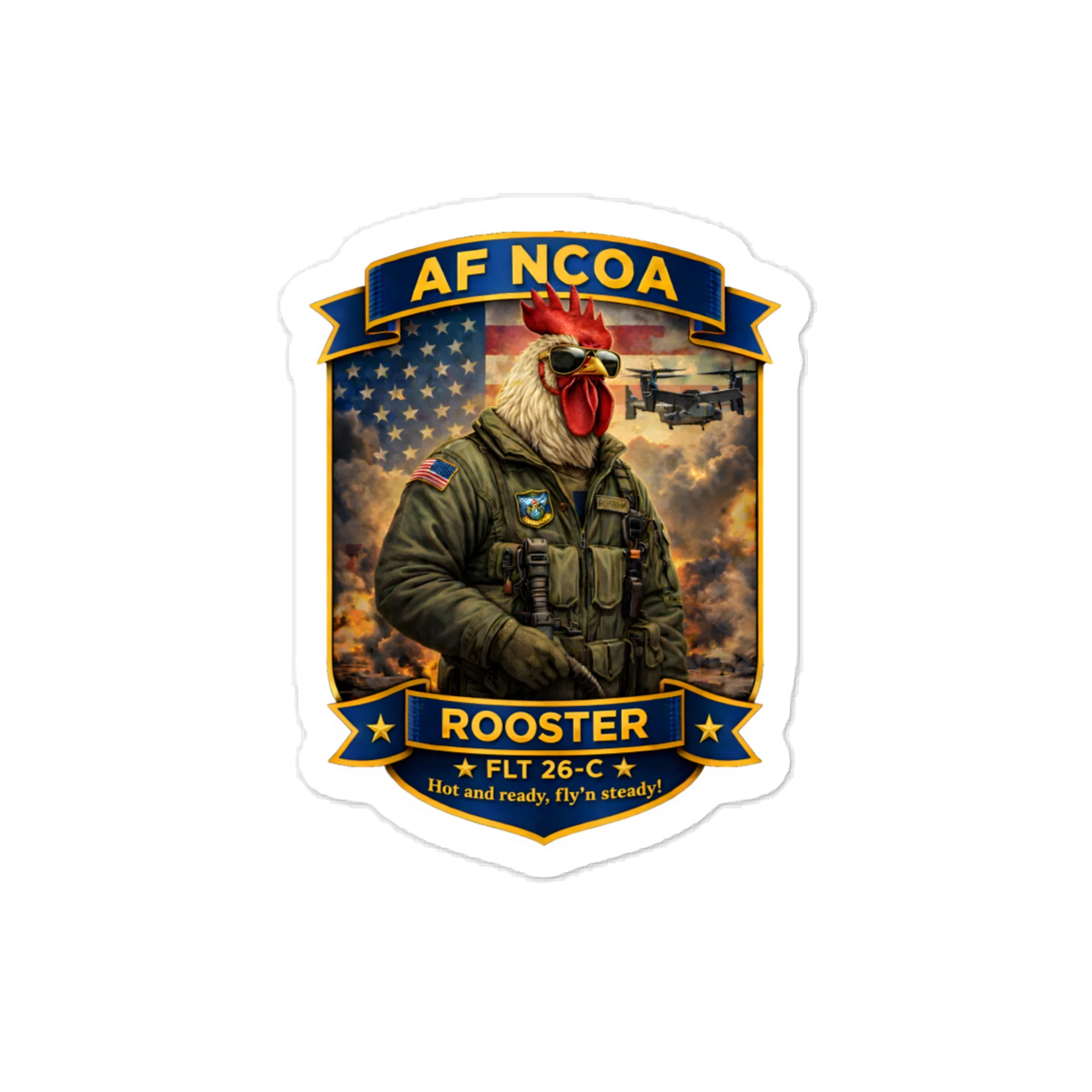 Rooster FLT 26-C Stickers product image (1)