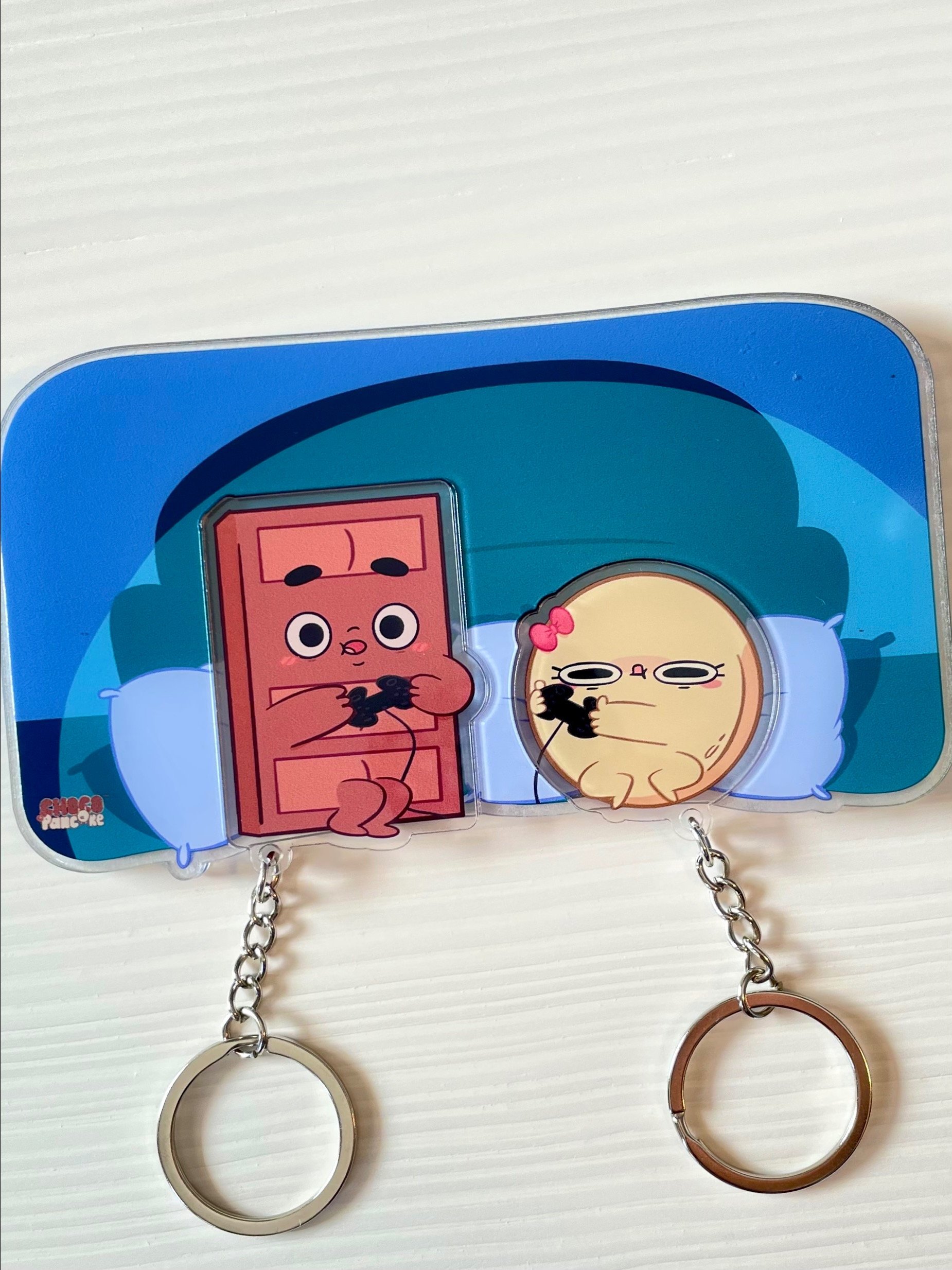 Matching Choco & Pancake Keychains with Bonus Display Base product image (9)