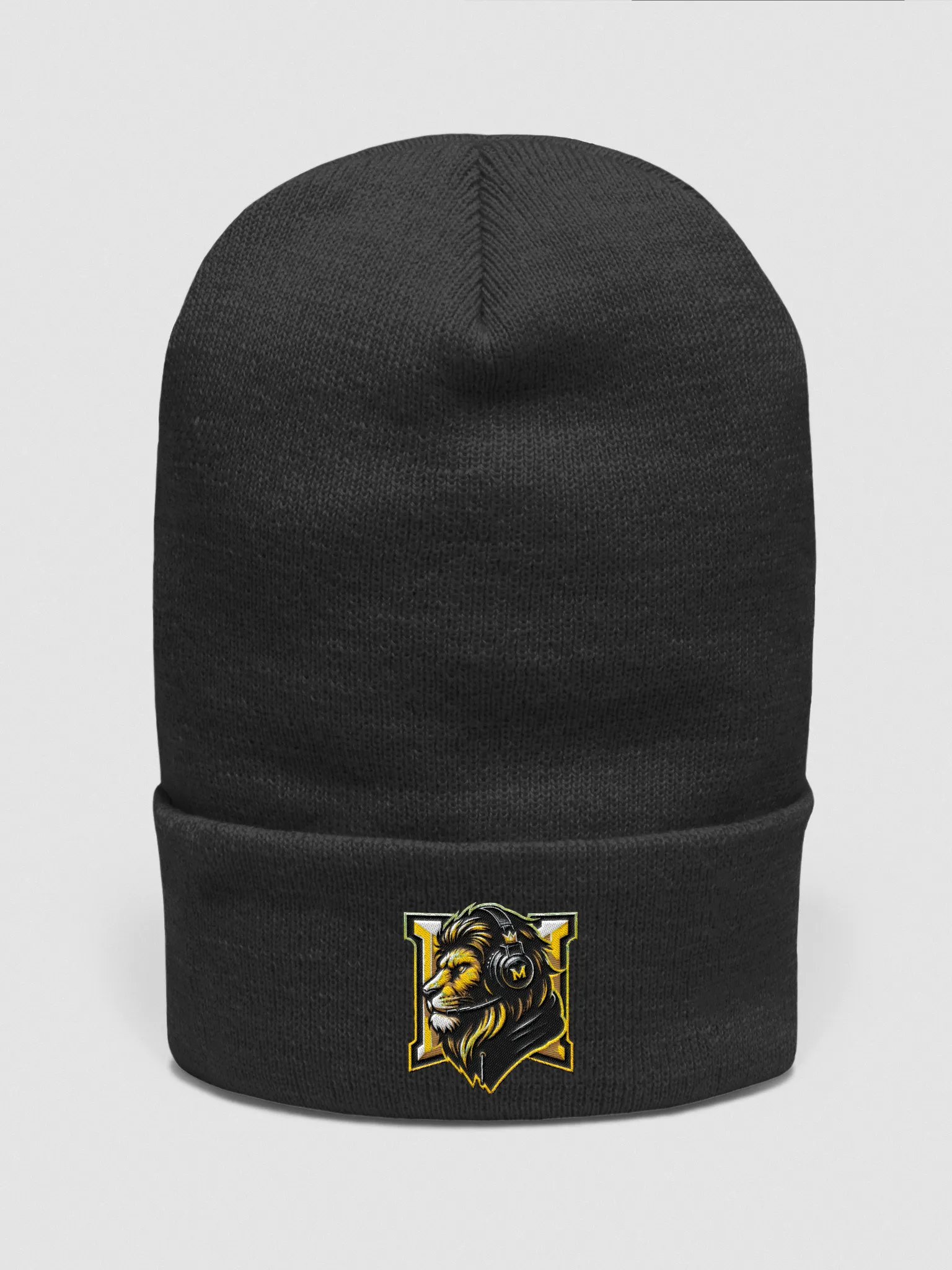 M-Headset Lion Cuffed Beanie product image (1)