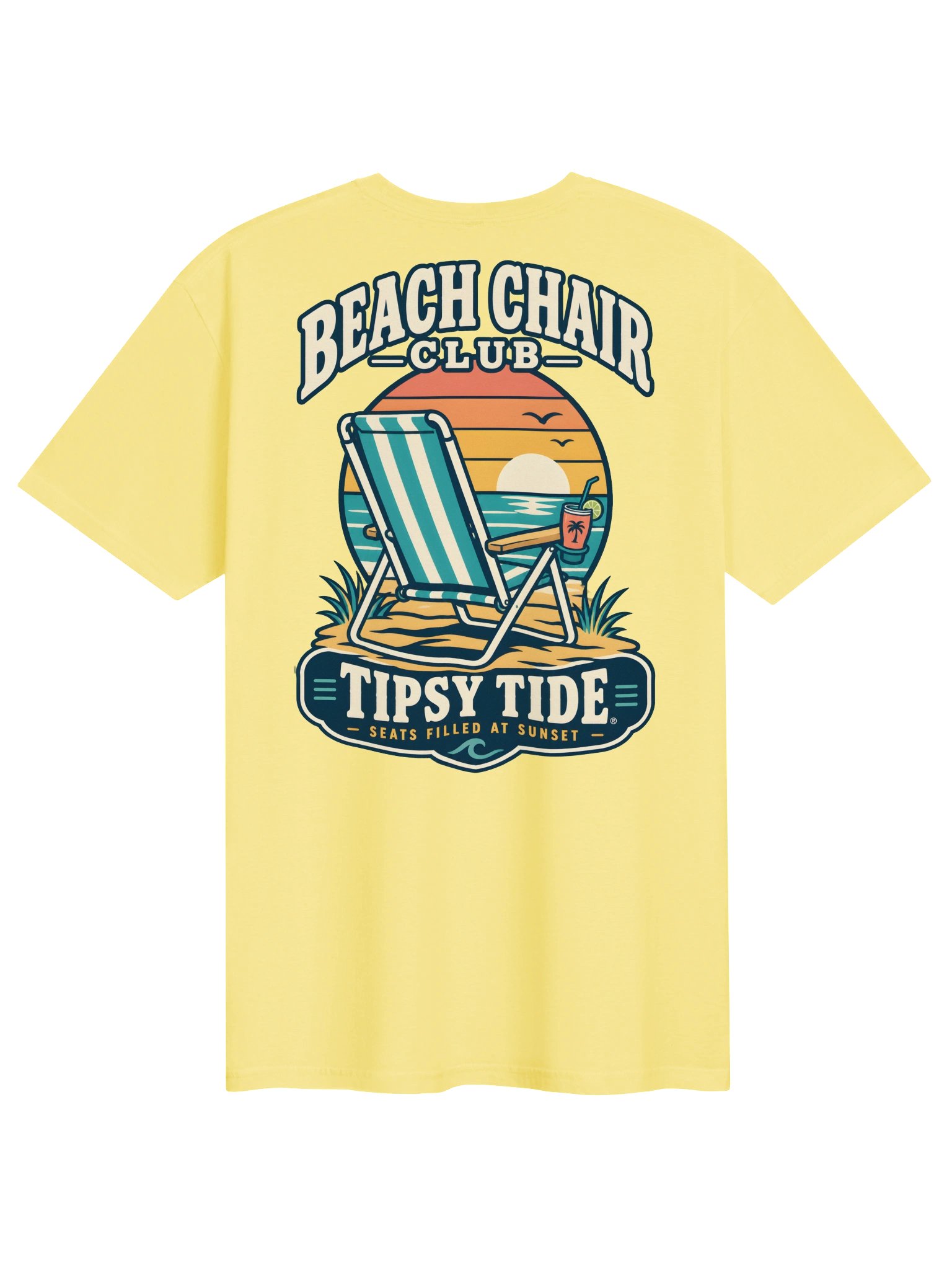 Tipsy Tide Tropical Beach Chair Tee product image (1)