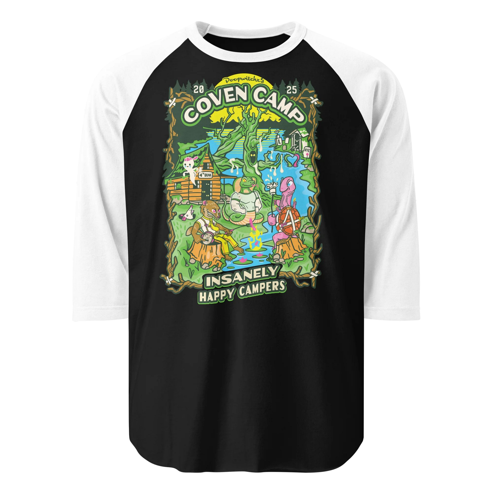 Coven Camp 25 Logo Raglan Tee product image (1)