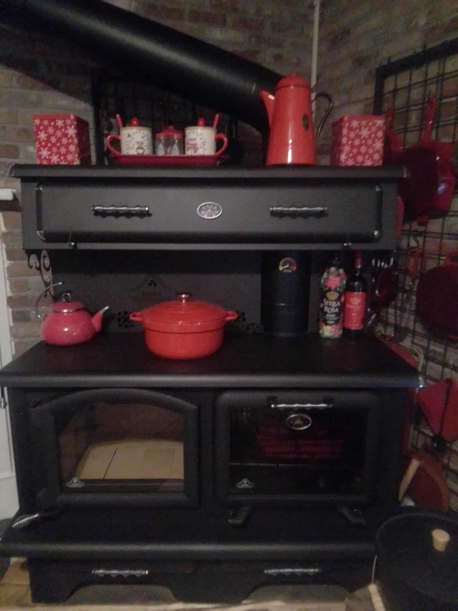 JA Roby Cuisiniere Wood Cook Stove with Top Warming Oven product image (5)