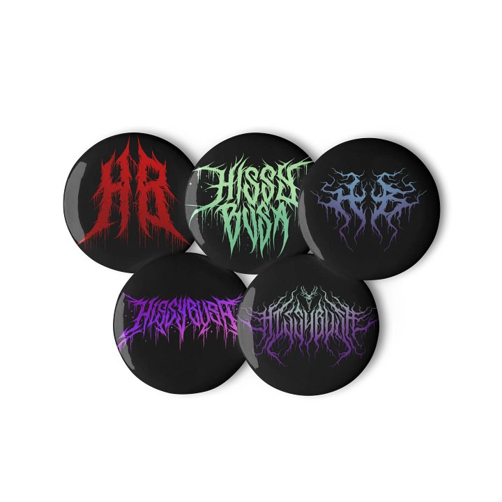 Hissybusa Pin Set product image (2)