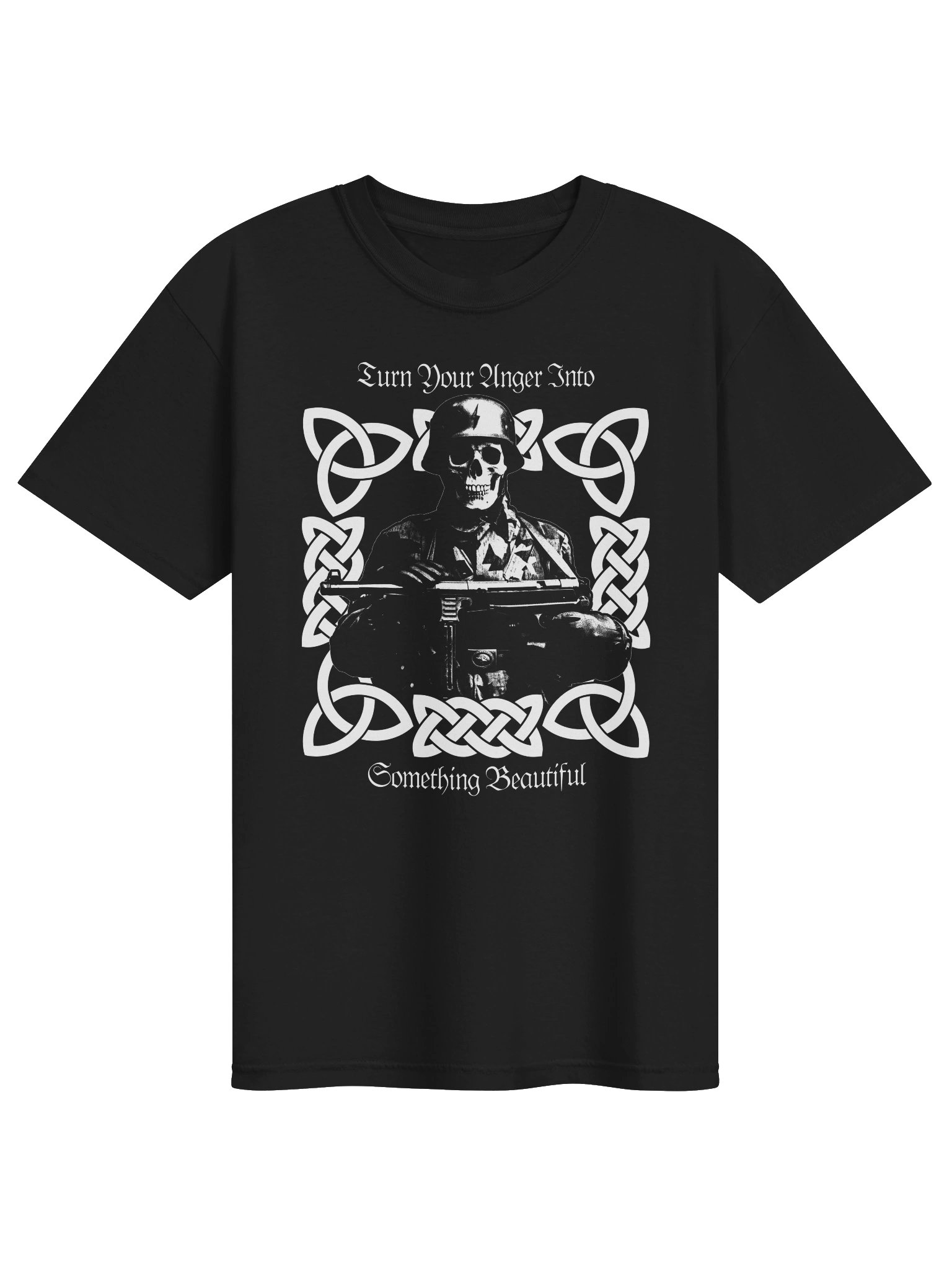 ANGER INTO BEAUTY TSHIRT BACKPRINT product image (1)