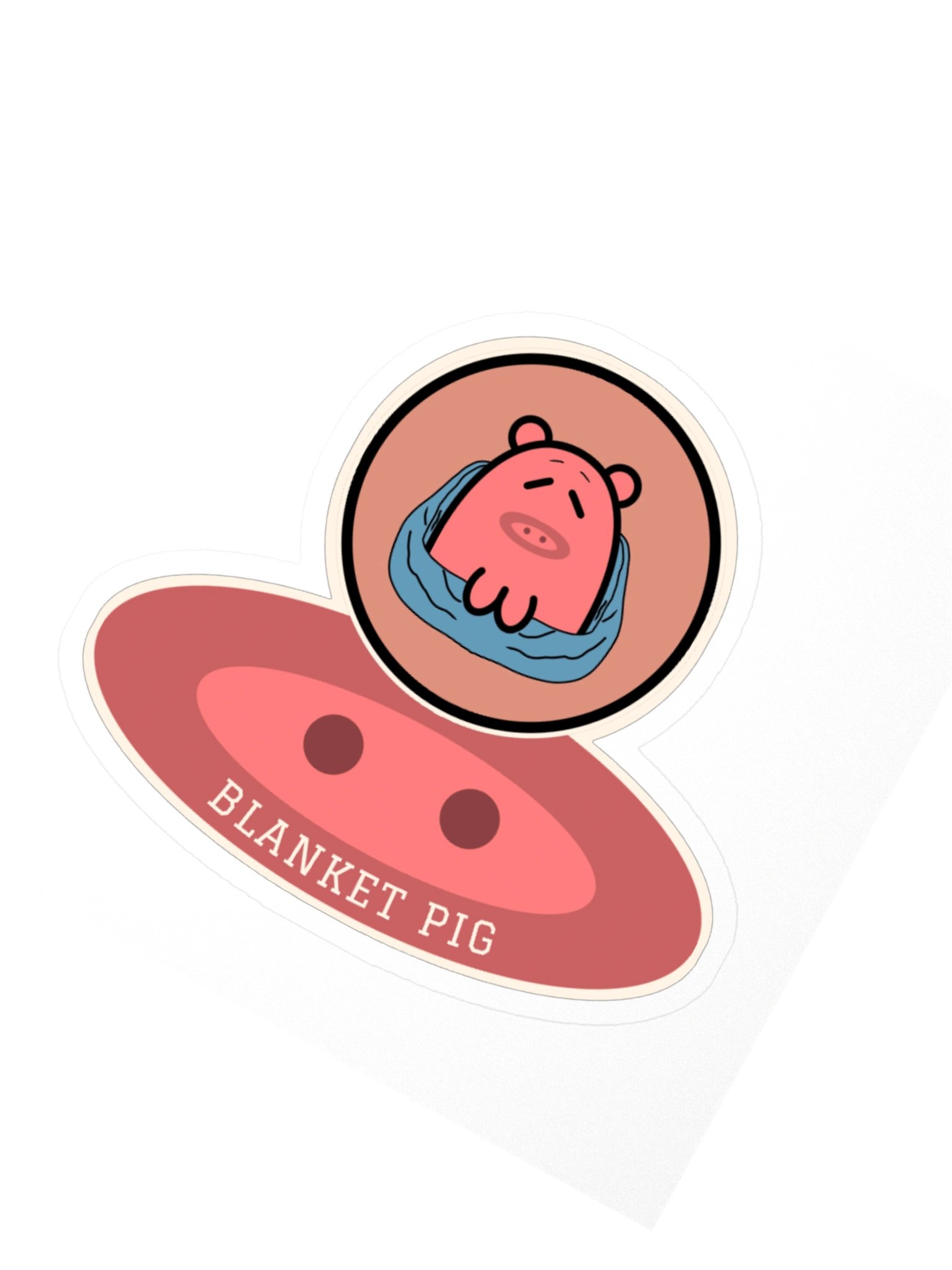 Blanket Pig Snout Sticker product image (6)