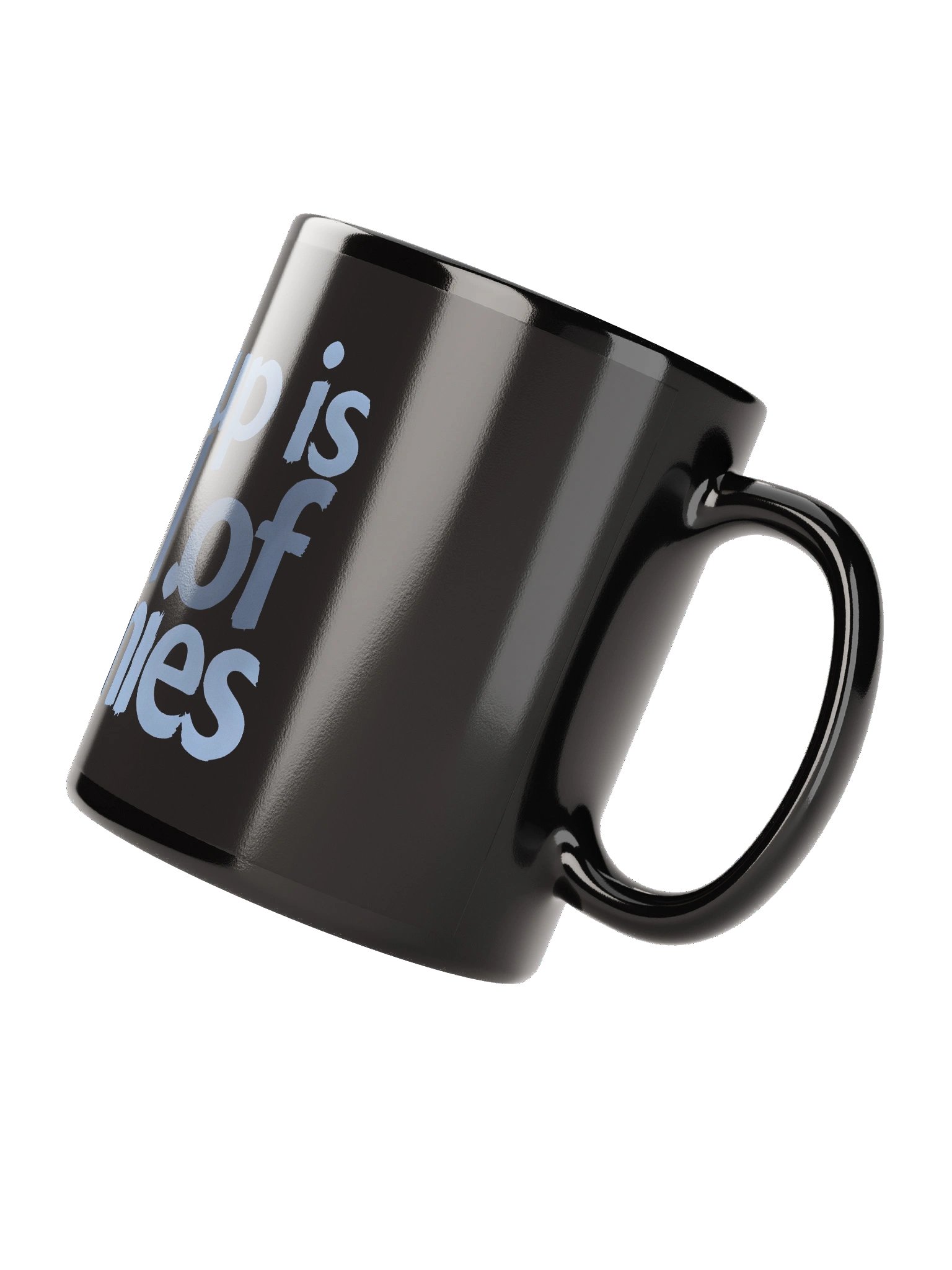 Skull of My Enemies Black Glossy Mug product image (8)