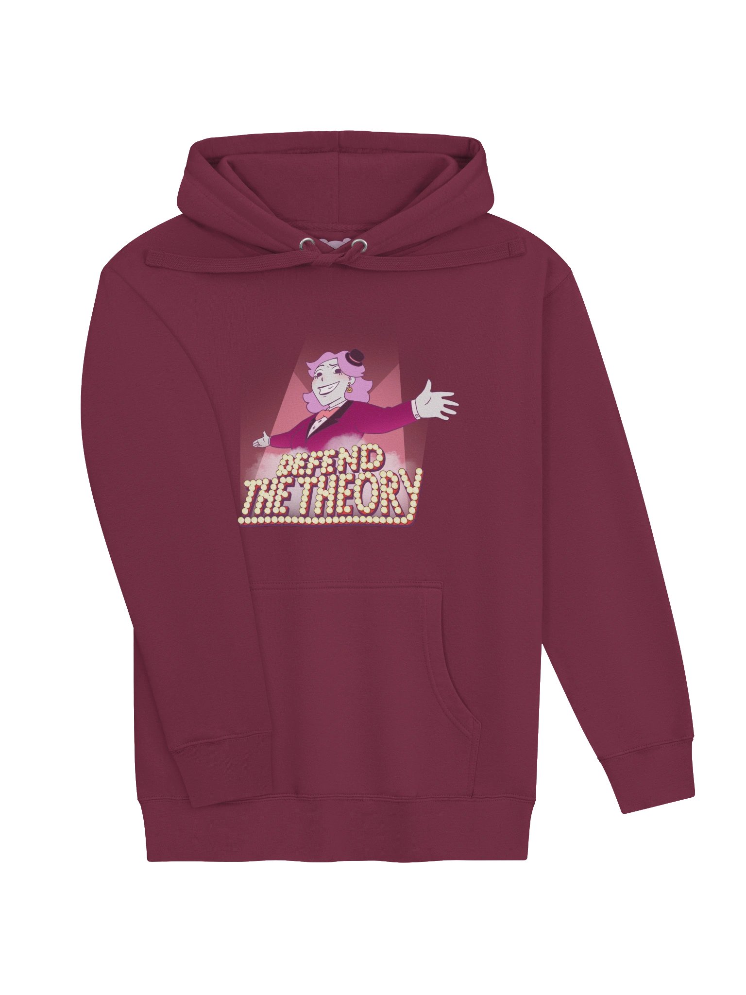 Defend The Theory Hoodie - Standard Pink product image (27)