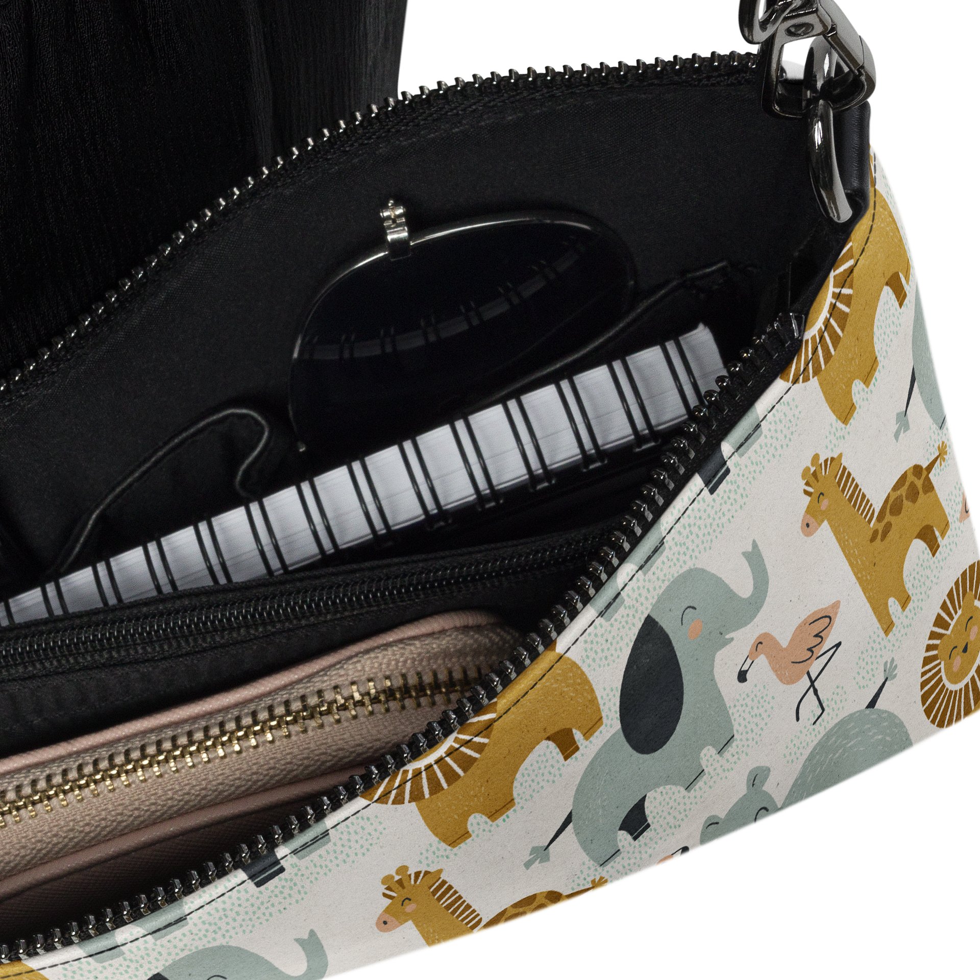 Retro Jungle Animals Convertible Crossbody Bag product image (6)