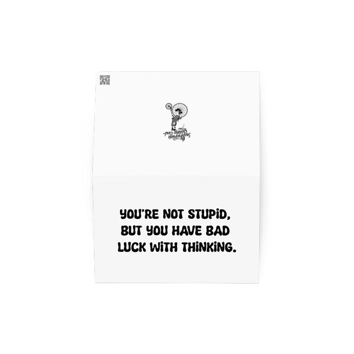 You’re not stupid, you just have bad luck thinking. product image (4)
