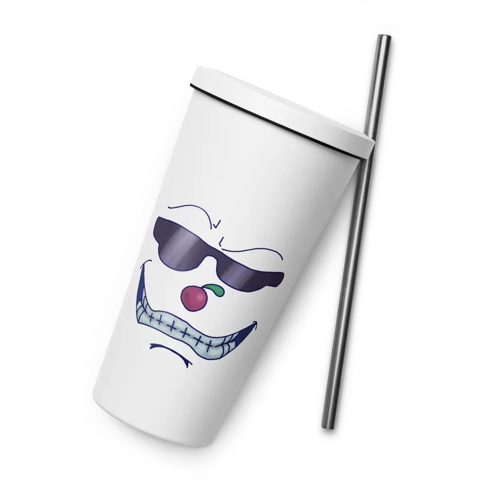 'Cweemy Face V2' - Tumbler With Straw product image (6)