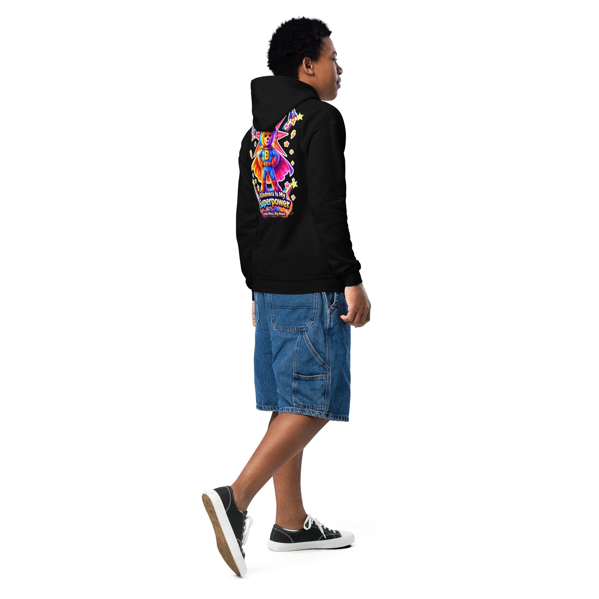 Bobzie™ Superhero Hoodie – Kindness Is My Superpower by FayzieBobs product image (5)