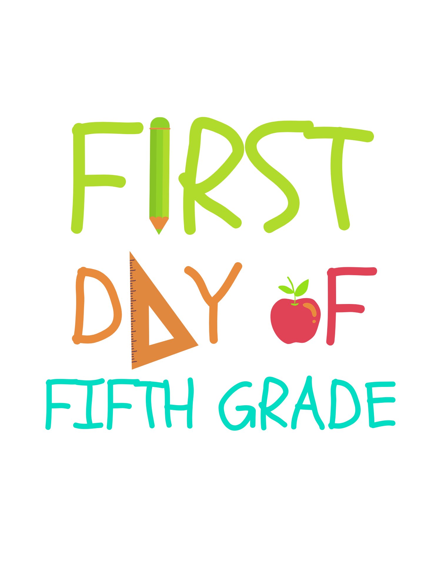 First Day of School Custom Kids Shirt (Pre-K to 5th Grade) product image (10)