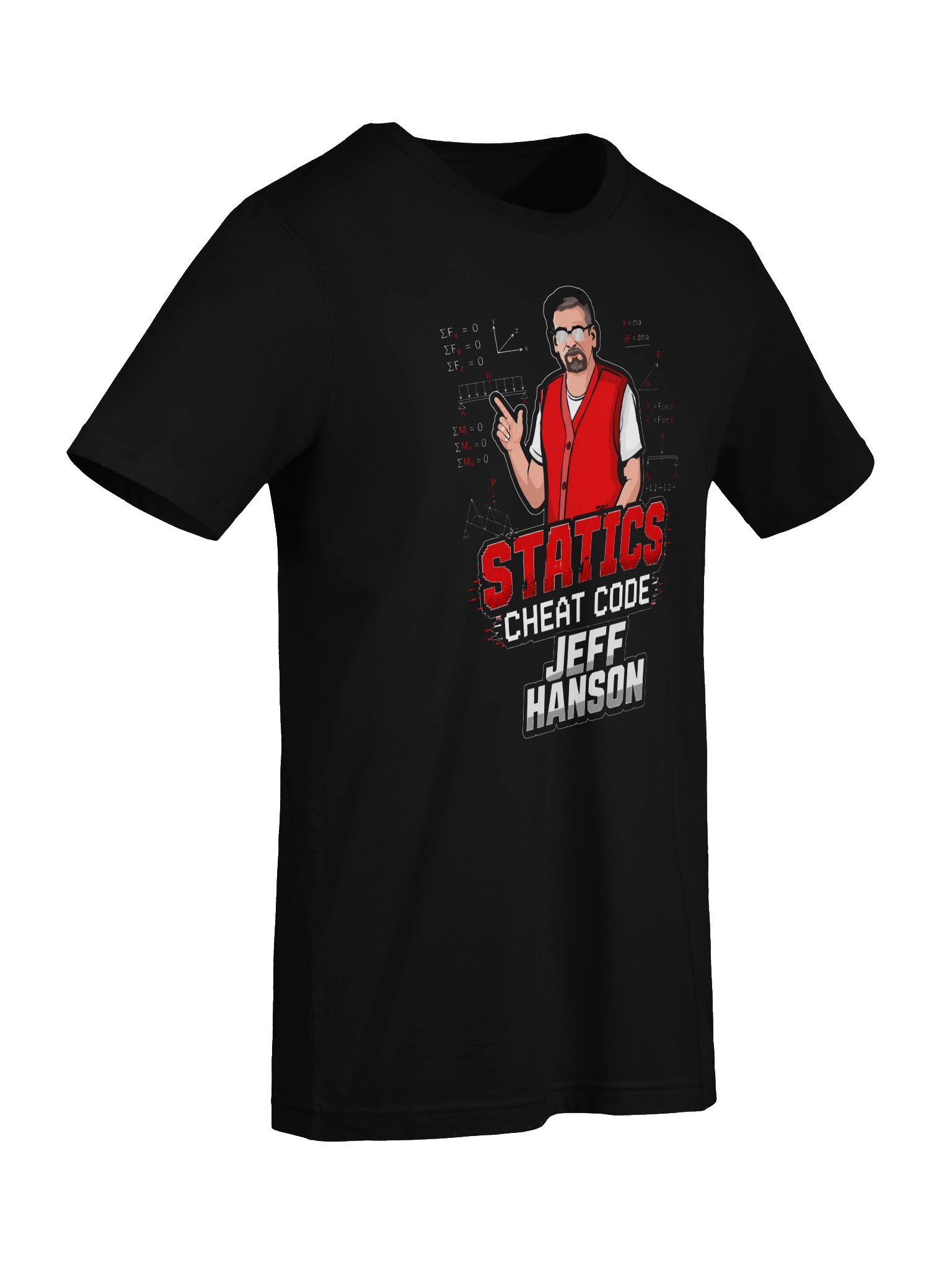 Statics Cheat Code – Jeff Hanson T-Shirt product image (7)